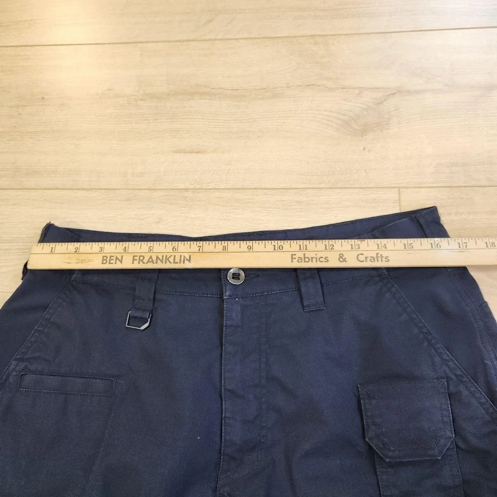5.11 Tactical ABR Pro Pants Mens 34x32 Blue Cargo Canvas Workwear Hiking Outdoor
